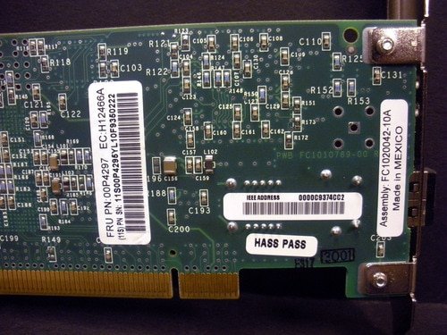 IBM 5704-9406 2Gb 1-Port PCI-X Fibre Channel Tape Controller 00P4297