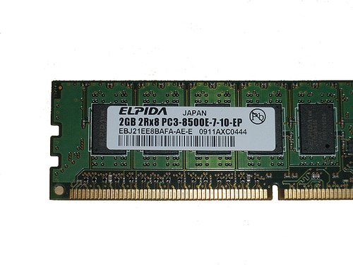 2GB 1x2GB PC3-8500E 2Rx8 1066MHz Memory RAM UDIMM Dell F626D