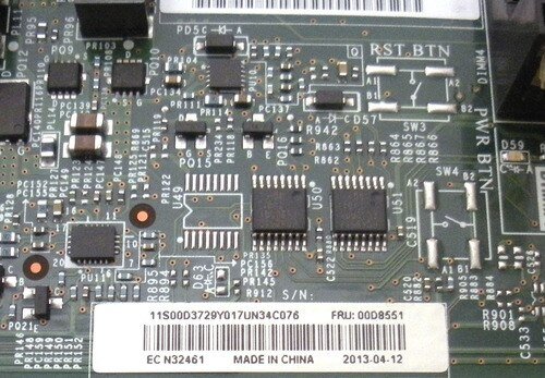 IBM 00d8551 3250 M4 system board 2583