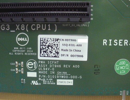 Dell DT9H6 Riser 3 Card