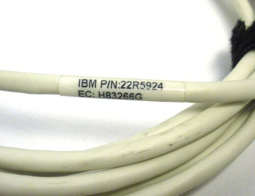 IBM 22R5924 Cable Rack Identity Card To I O Enclosure 1.7-2.1M