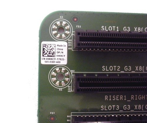 DELL 4KKCY PowerEdge R730 3 X 8-Slot PCIE Riser Card