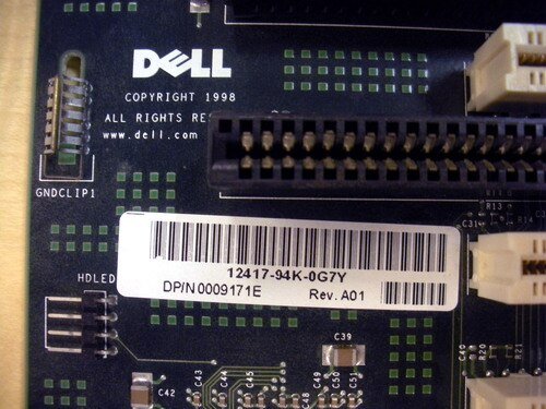 Dell 9171E GX1 PCI ISA Riser Board