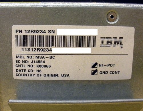 IBM 12R9234 6B0A I O Subsystem Fan Assembly pSeries 7040