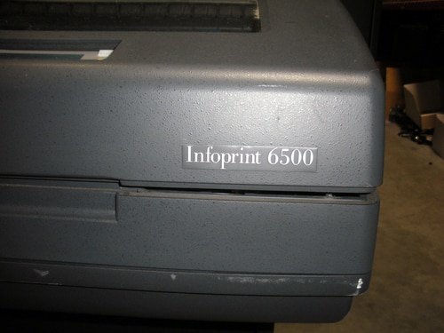 IBM 6500-V1P Infoprint Printer Line Matrix PED 1000LPM