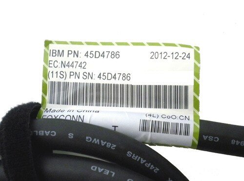 IBM 1862 12X Channel DDR Cable 1.5m 4.9ft for I O Drawers RS6000 pSeries 45D4786