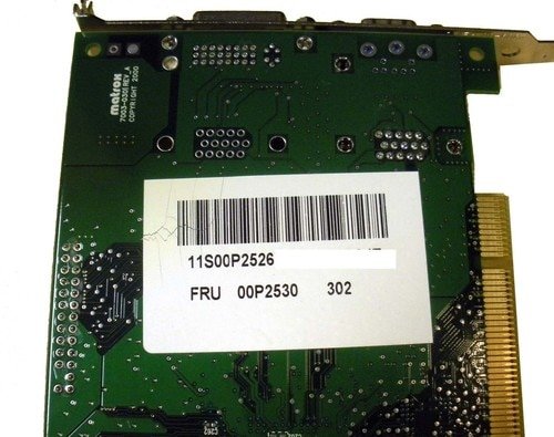 IBM 00P2530 GXT 135P Graphics Card 2849