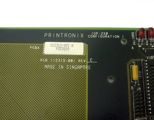 IBM 57G1409 Printronix 112313-002 IGP-2X0 Board