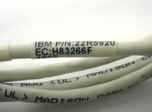 IBM 22R5920 Rack Identity Card To I O Enclosure 1.7-2.1M