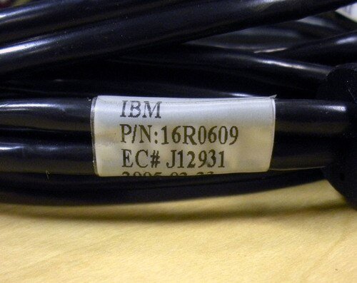 IBM 16R0609 Server Dual Bulk Power Controller Cable