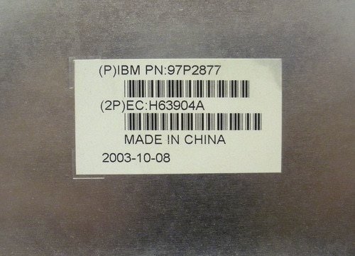 IBM 00P2542 Split Disk Drive Backplane 7038-6M2
