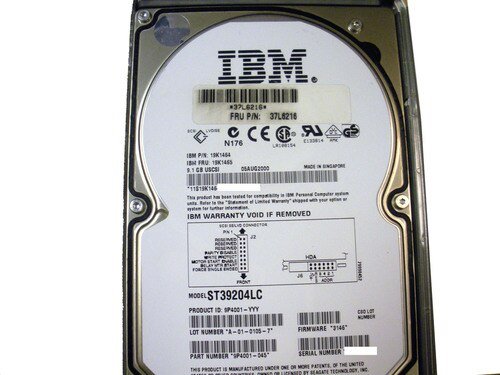 IBM 37L6216 9.1GB SCSI Hot-Swap Netfinity Hard Drive