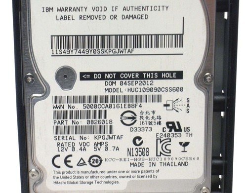 IBM 00Y2684 900GB 10k 2.5Inch SAS 6gbps Hard Drive