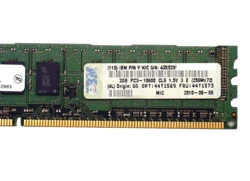 IBM 43X5291 2GB 2Rx8 PC3-10600E Memory Module