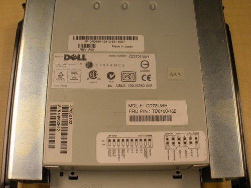 Dell Quantum DAT72 36 72GB 5.25 Internal SCSI Tape Drive R3999 CD72LWH