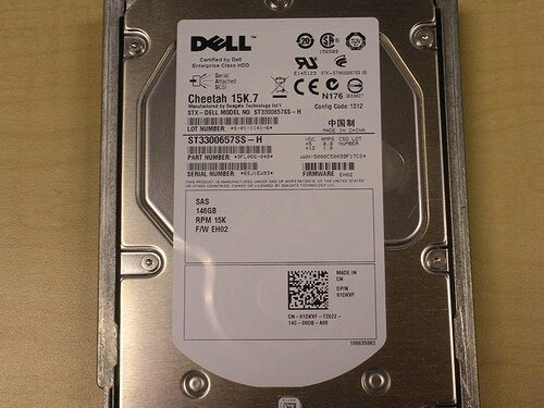 Dell 1DKVF Seagate ST3146356SS-H 146GB 15K SAS 3.5 Hard Drive