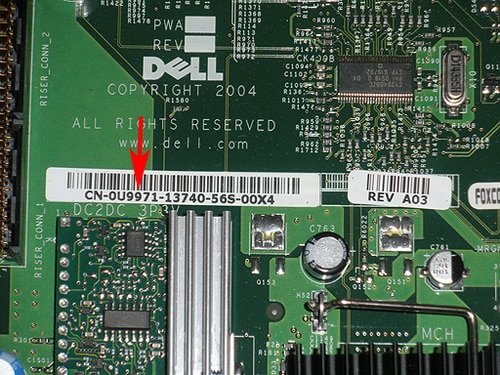Dell U9971 PowerEdge 1850 System Mother Board V4