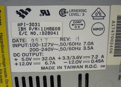 IBM 11H8608 Power Supply 7006 7009