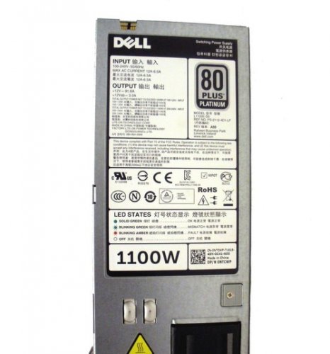 DELL NTCWP PowerEdge R720 1100W Power Supply