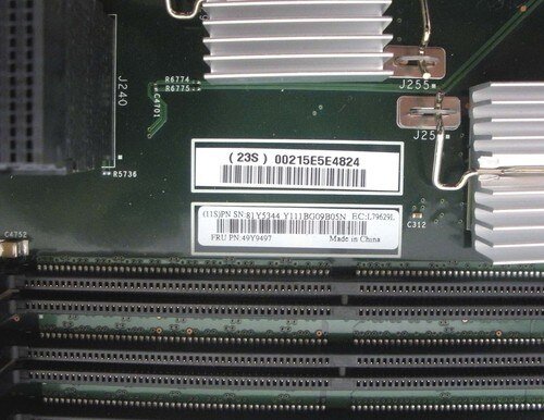 IBM 49Y9497 System XServer Motherboard
