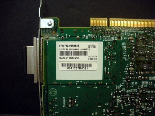 IBM 5722 5876A 03N4588 10Gb Ethernet-LR PCI-X