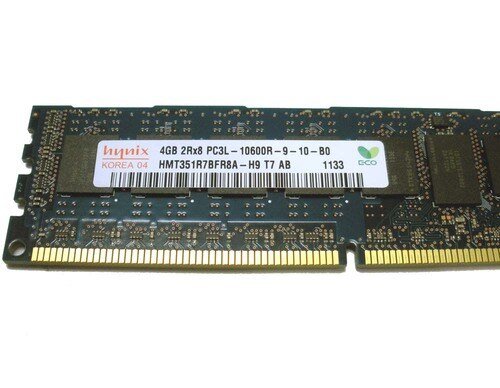 Dell H5DDH 9J5WF 4GB 1x4GB PC3L-10600R 2Rx8 1333MHz Memory RAM RDIMM