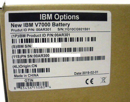 IBM 00AR301 Storwize V7000 Battery Back up