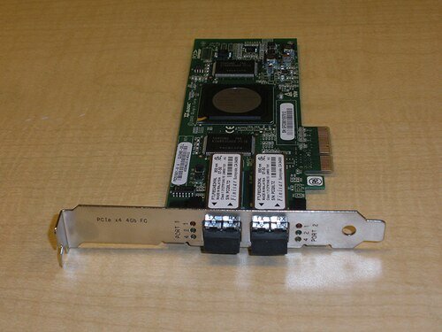 Dell QLogic QLE2462 4Gb Dual Port HBA Fibre Adapter PCI-E JF340