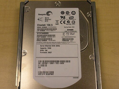 Dell GY581 Seagate ST373455SS 73GB 15K SAS 3.5in Hard Drive