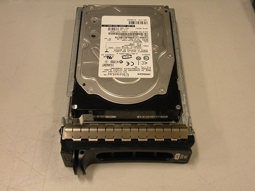 73GB 15K SAS 3.5 Hard Drive Dell WR767 Hitachi 0B20914