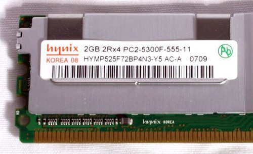 2GB PC2-5300F 667MHz 2RX8 DDR2 ECC Memory RAM DIMM RX001