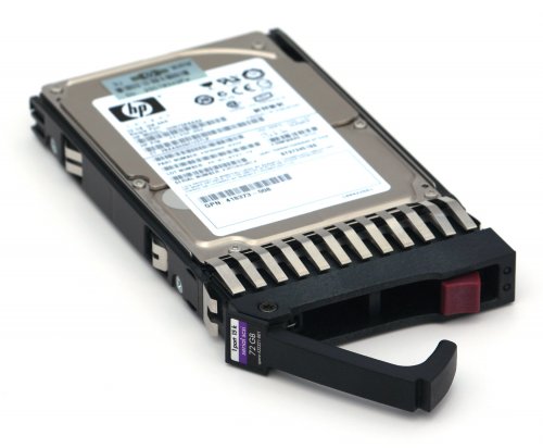 HP 72GB 2.5 SFF 3G Single Port SAS 15K RPM Hot Plug Hard Drive