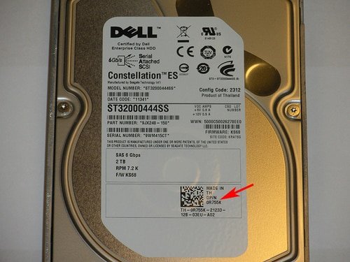 Dell R755K Seagate ST32000444SS 2TB 7.2K Nearline SAS 3.5 6Gbps Hard Drive