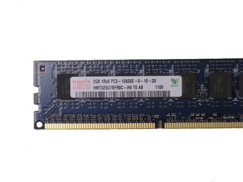 2GB 1x2GB PC3-10600E 2Rx8 1333MHz Memory RAM UDIMM Dell J160C