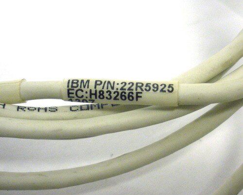 IBM 22R5925 Cable Rack Identity Card To I O Enclosure 1.7-2.1M
