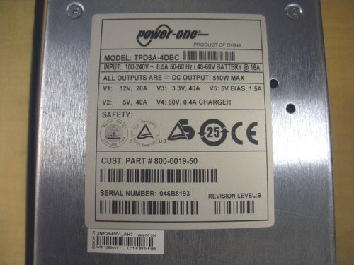 HP 640807-001 979-200003 3PAR T-Class Power Supply TPD6A-4DBC