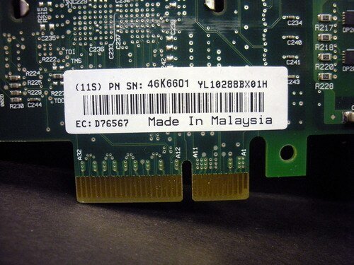 IBM 5767-91XX 46K6601 10N6845 PCIe 2 Port Gb Ethernet-TX Adapter