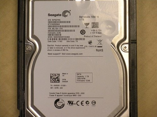 Dell H652R Seagate ST31000528AS 1TB 7.2K RPM 3.5in SATA 3Gbps Hard Drive