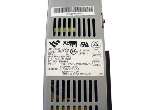 IBM 19P5300 59H3759 59H3760 Power Supply for 7208-342