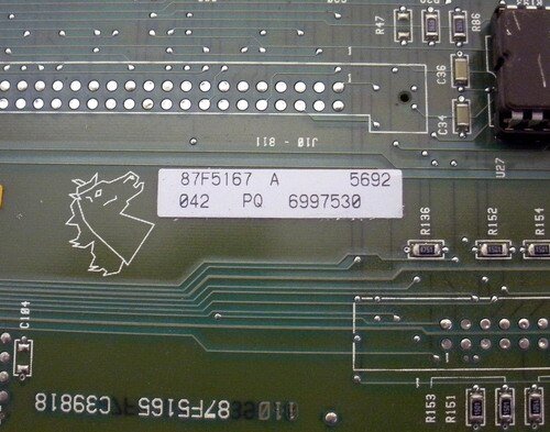 IBM 87F5167 6252 Planar Board