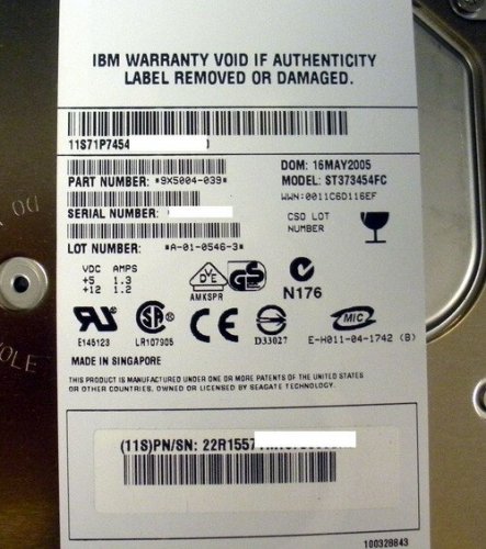 IBM 22R1557 73 GB 15K FC Hard Drive Disk DS6800