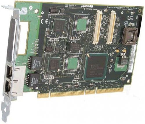 Compaq NC3134 Fast Ethernet NIC 64 PCI Dual Port 10 100