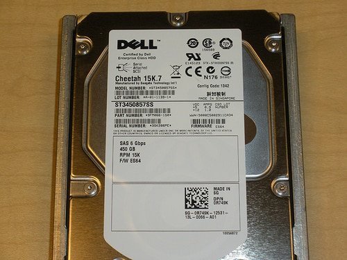 Dell R749K Seagate ST3450857SS 450GB 15K SAS 3.5in 6Gbps Hard Drive