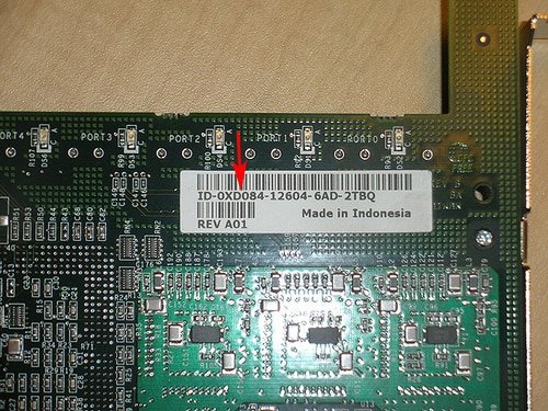 Dell Adaptec 6-Port SATA RAID Adapter 64MB PCI-X AHA-2610SA XD084 D9872