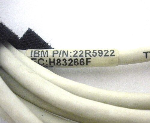 IBM 22R5922 Cable Rack Identity Card To I O Enclosure