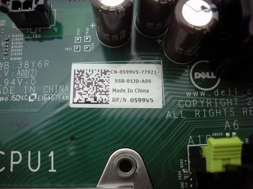 Dell 599V5 R730 R730XD System Board V1