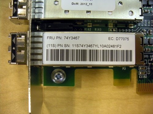 IBM 5729-82XX 74Y3467 PCIe2 FH 4-Port 8Gb Fibre Channel Adapter