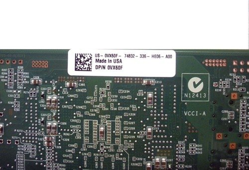 DELL VX60F 8GB Dual Port QLOGIC Fibre Channel HBA Host Bus Adapter